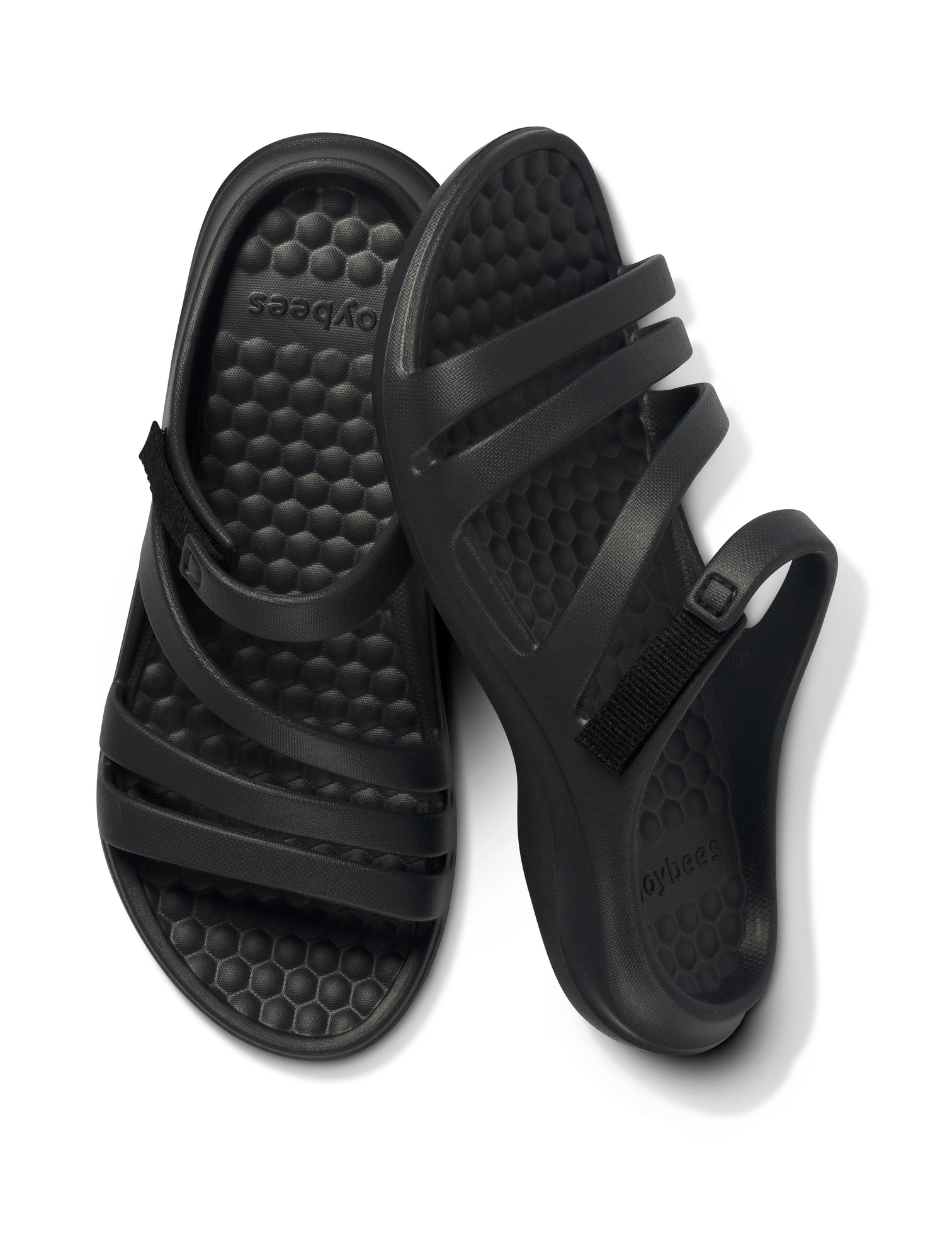 Lakeshore Sandal - Black / Black – Joybees Footwear Canada